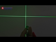 क्रॉस लाइन लेजर डायोड मॉड्यूल 520nm 10mW ग्रीन बीम लेजर संरेखण और स्व-स्तर उपकरण