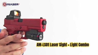 AM-LS01 पिस्टल लेजर साइट + लाइट कॉम्बो