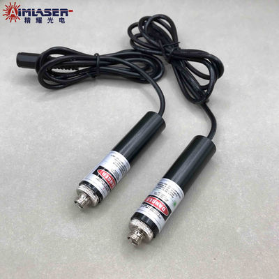 Red Pigtailed Optical Fiber Coupled Laser Diode Module 635nm 1mW - 200mW 105um