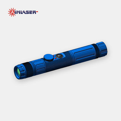 405nm Blue Light Tactical Laser Flashlight Focusable Rail Mounted Firearms Illuminator