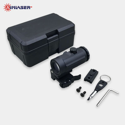 Tactical 3X Optical Magnifier For Holographic And Red Dot Sights Quick Release Side-Flip Automatic Locking