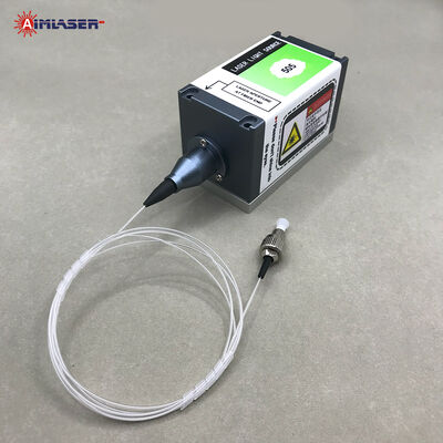 505nm 30mW High-Stability Laser System with Single-Mode Fiber Output, TTL Modulation and Adjustable Power