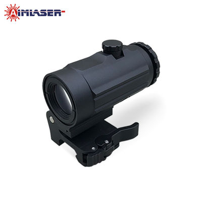 Tactical 3X Optical Magnifier For Holographic And Red Dot Sights Quick Release Side-Flip Automatic Locking