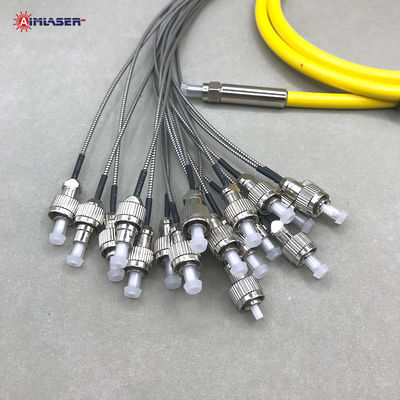 SM/MM/PM Multi Cores Armored Fiber Optic Branch Jumper with FC/PC FC/APC SMA905 Connector Fiber Patch Cord